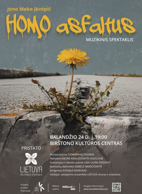 Muzikinis spektaklis „Homo asfaltus”
