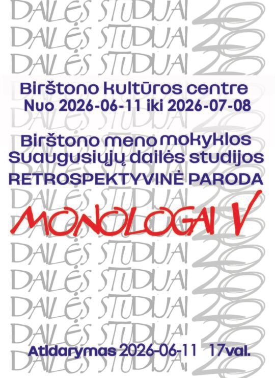 Retrospektyvinė paroda ,,Monologai V” atidarymas