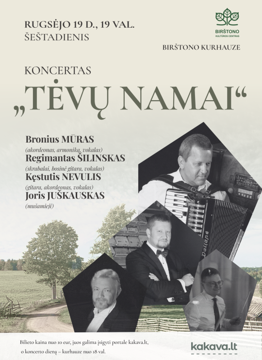 Koncertas „Tėvų namai“