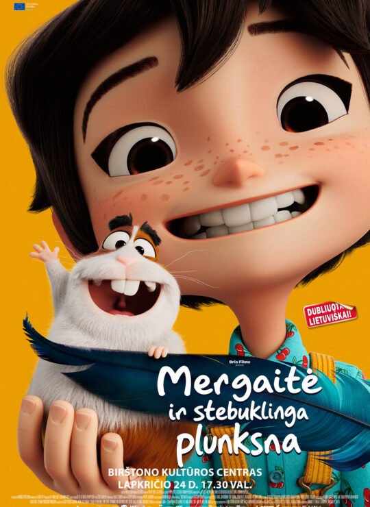 Animacinis filmas ,,Mergaitė ir stebuklinga plunksna”
