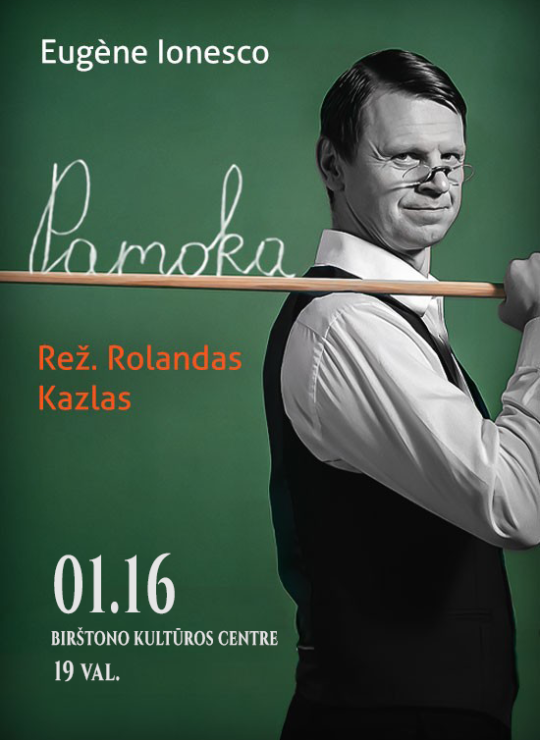 Rolandas Kazlas kviečia į „Pamoką“
